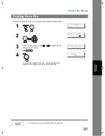 Предварительный просмотр 91 страницы Panasonic Panafax UF-6200 Operating Instructions Manual