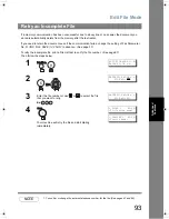 Предварительный просмотр 93 страницы Panasonic Panafax UF-6200 Operating Instructions Manual