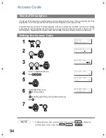 Предварительный просмотр 94 страницы Panasonic Panafax UF-6200 Operating Instructions Manual