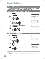 Предварительный просмотр 96 страницы Panasonic Panafax UF-6200 Operating Instructions Manual