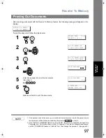 Предварительный просмотр 97 страницы Panasonic Panafax UF-6200 Operating Instructions Manual