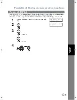 Предварительный просмотр 101 страницы Panasonic Panafax UF-6200 Operating Instructions Manual