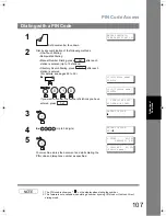 Предварительный просмотр 107 страницы Panasonic Panafax UF-6200 Operating Instructions Manual