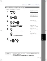 Предварительный просмотр 111 страницы Panasonic Panafax UF-6200 Operating Instructions Manual