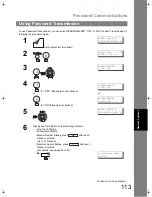 Предварительный просмотр 113 страницы Panasonic Panafax UF-6200 Operating Instructions Manual