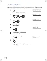 Предварительный просмотр 116 страницы Panasonic Panafax UF-6200 Operating Instructions Manual