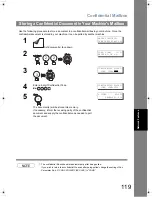 Предварительный просмотр 119 страницы Panasonic Panafax UF-6200 Operating Instructions Manual