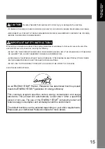 Предварительный просмотр 15 страницы Panasonic Panafax UF-7000 Fax Manual