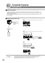 Предварительный просмотр 70 страницы Panasonic Panafax UF-7000 Fax Manual