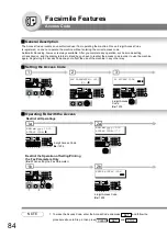 Предварительный просмотр 84 страницы Panasonic Panafax UF-7000 Fax Manual