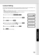 Preview for 19 page of Panasonic Panafax UF-7000 Network Connection