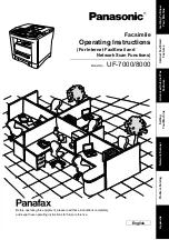 Предварительный просмотр 1 страницы Panasonic Panafax UF-7000 Operating Instructions Manual