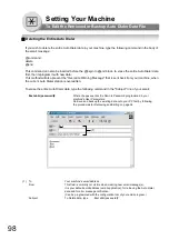 Preview for 98 page of Panasonic Panafax UF-7000 Operating Instructions Manual