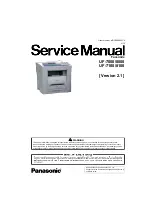 Предварительный просмотр 1 страницы Panasonic Panafax UF-7000 Service Manual