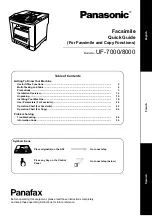 Предварительный просмотр 337 страницы Panasonic Panafax UF-7000 Service Manual