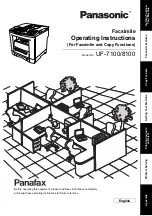 Panasonic Panafax UF-7100 Operating Instructions Manual предпросмотр