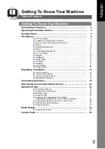 Предварительный просмотр 5 страницы Panasonic Panafax UF-7100 Operating Instructions Manual