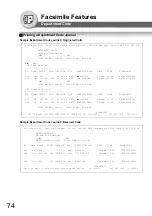 Предварительный просмотр 74 страницы Panasonic Panafax UF-7100 Operating Instructions Manual