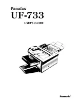 Предварительный просмотр 1 страницы Panasonic Panafax UF-733 User Manual