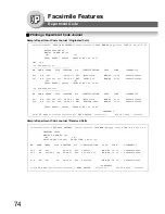 Preview for 74 page of Panasonic Panafax UF-7950 Facsimile Manual