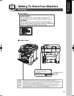 Preview for 7 page of Panasonic Panafax UF-9000 Operating Instructions Manual