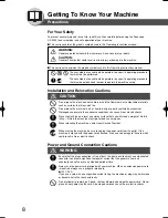 Preview for 8 page of Panasonic Panafax UF-9000 Operating Instructions Manual