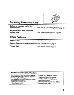 Preview for 3 page of Panasonic Panafax UF-S1 User Manual