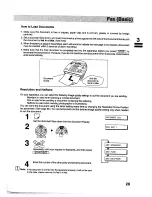 Preview for 29 page of Panasonic Panafax UF-S1 User Manual