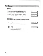 Preview for 34 page of Panasonic Panafax UF-S1 User Manual