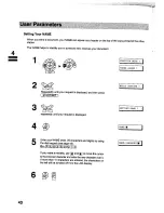 Preview for 44 page of Panasonic Panafax UF-S1 User Manual