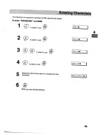 Preview for 47 page of Panasonic Panafax UF-S1 User Manual