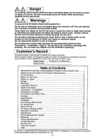 Предварительный просмотр 4 страницы Panasonic PANAFLAT LC-50S User Manual