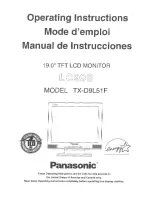 Preview for 1 page of Panasonic PANAFLAT LC-90S User Manual