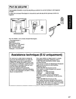 Preview for 49 page of Panasonic PANAFLAT LC-90S User Manual