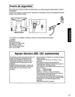 Preview for 73 page of Panasonic PANAFLAT LC-90S User Manual