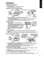 Предварительный просмотр 9 страницы Panasonic PanaFlat PF90 Operating Instructions Manual