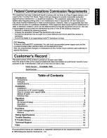 Предварительный просмотр 3 страницы Panasonic PanaMedia PM15 Operating Instructions Manual