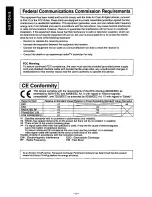 Preview for 5 page of Panasonic PANASYNC E110 User Manual