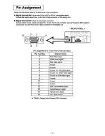 Preview for 11 page of Panasonic PANASYNC E110 User Manual