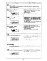 Preview for 15 page of Panasonic PANASYNC E110 User Manual