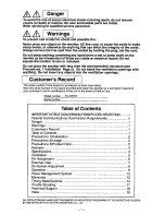 Предварительный просмотр 5 страницы Panasonic PANASYNC E70 User Manual