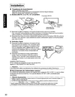 Предварительный просмотр 22 страницы Panasonic PANASYNC E70G User Manual