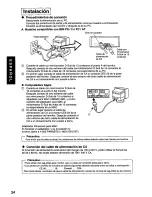 Предварительный просмотр 36 страницы Panasonic PANASYNC E70G User Manual