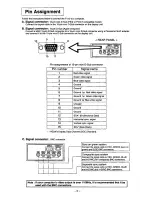 Preview for 12 page of Panasonic PANASYNC P110 User Manual