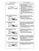 Preview for 16 page of Panasonic PANASYNC P110 User Manual