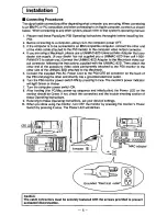 Предварительный просмотр 10 страницы Panasonic PANASYNC P50 User Manual