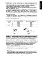 Предварительный просмотр 2 страницы Panasonic PANASYNC PL-70I User Manual