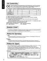 Preview for 3 page of Panasonic PANASYNC PRO P110I User Manual