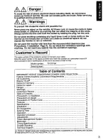 Preview for 4 page of Panasonic PANASYNC PRO P110I User Manual