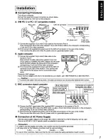 Preview for 8 page of Panasonic PANASYNC PRO P110I User Manual